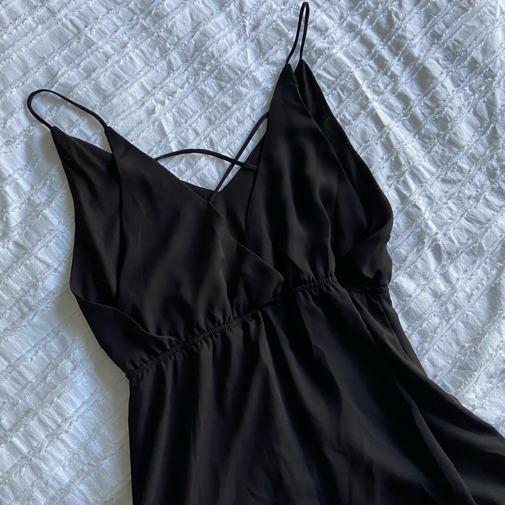 Very J Strappy Cinched-Waist Cocktail Dress